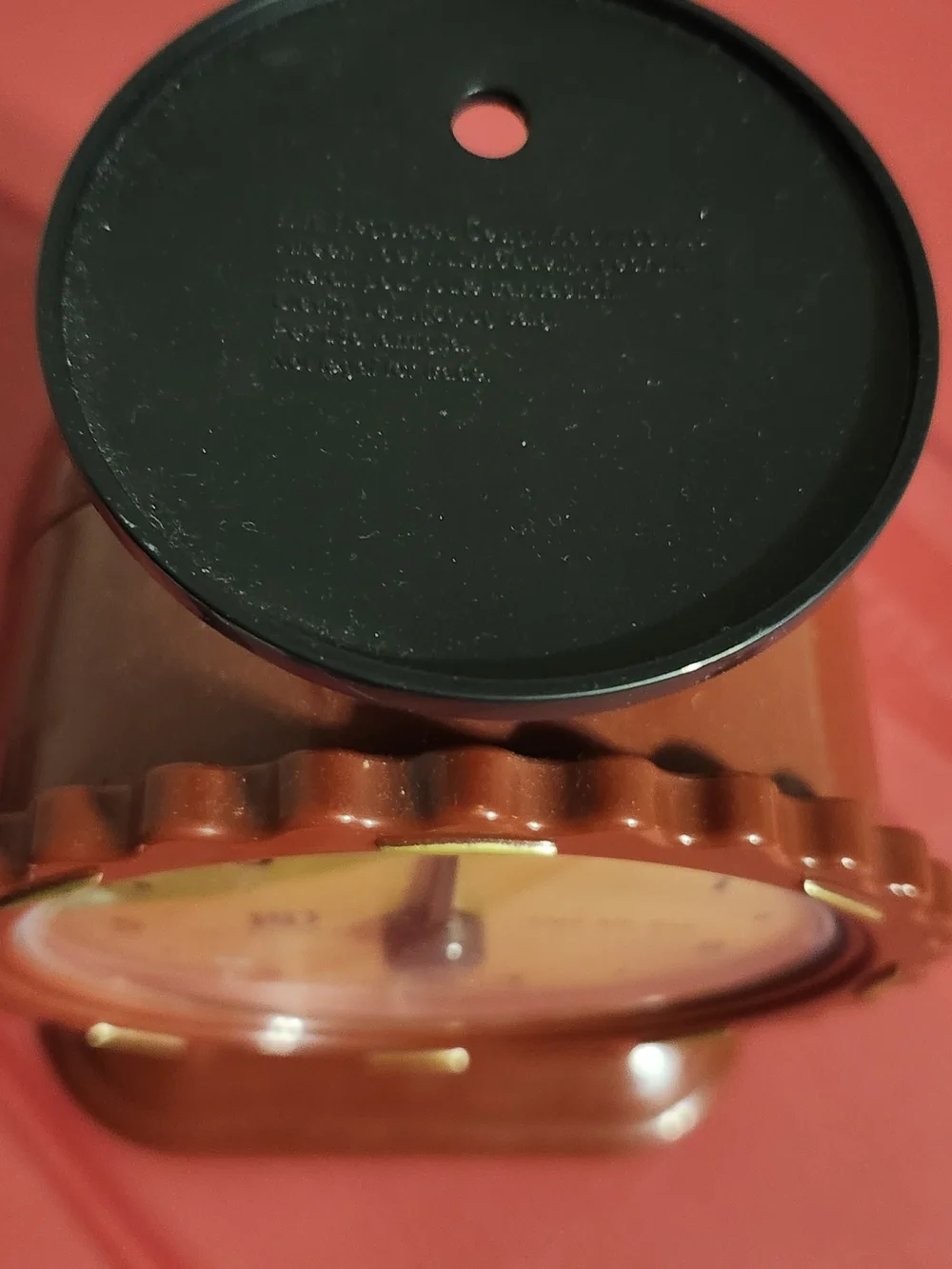 Vintage Paula Deen Red Kitchen Scale | Retro Food Scale 6lb 8oz | Farmhouse Deco